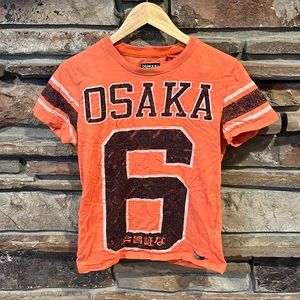 Osaka 6 + Super Dry Project Orange Short Sleeve Crewneck Tee